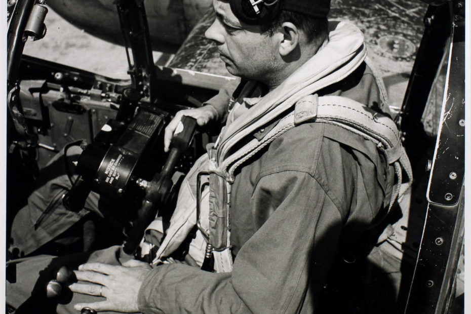 Antoine de Saint-Exupéry à Alghero - photo John Phillips-1943-Coll Espace photo A Batut