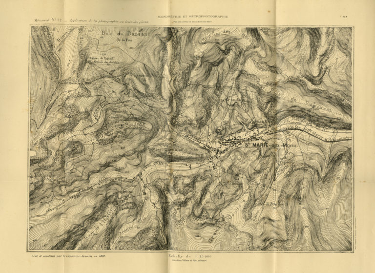 Carte de Ste Marie aux mines